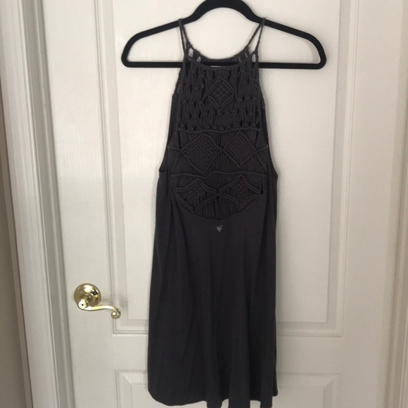 Billabong Grey Sundress with Crochet Detail - Picture 2 of 4